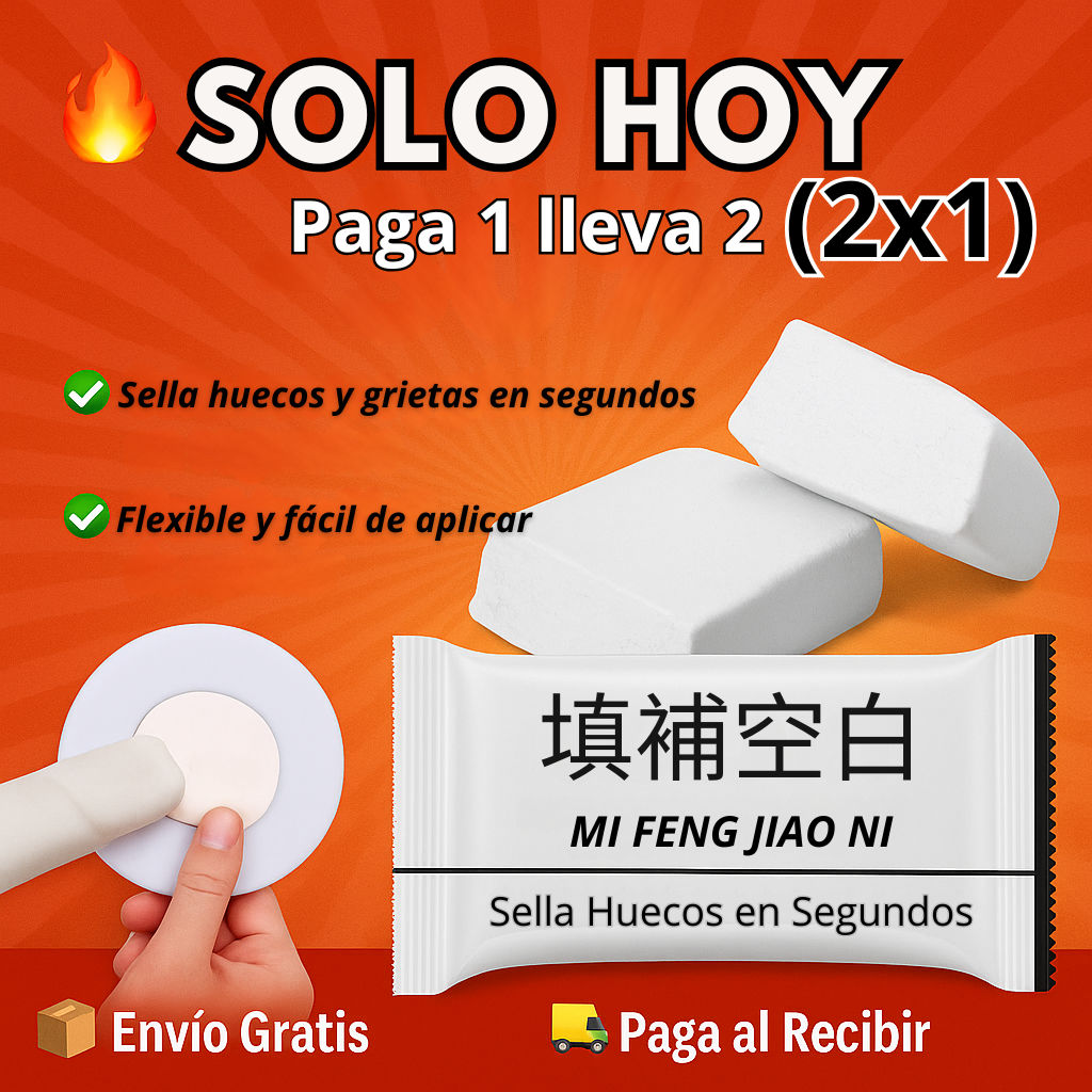 2x1 Masilla Selladora para Huecos y Aperturas