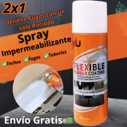 2x1 Spray Impermeabilizante Profesional (Para todo tipo de Superficies)