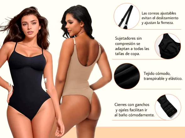 BODY COMPRESOR (Reduce Tallas) + Obsequio 😍 "Mascara para Pestañas🥰 OFERTA solo este Mes