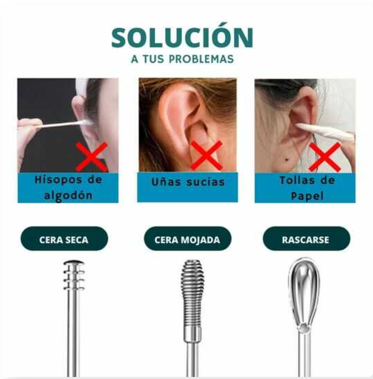 Kit Limpiador de Oídos (Oferta 2x1)