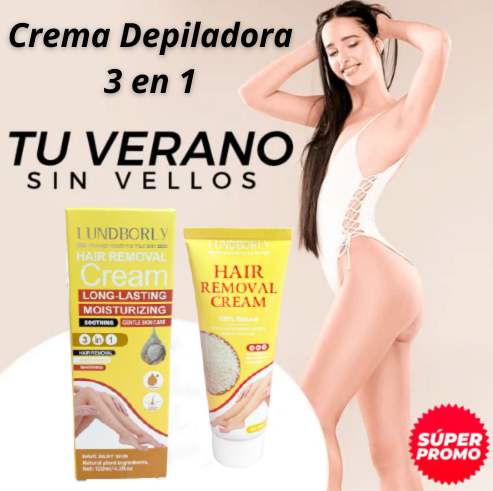 (2X1) Crema Depiladora Corporal con Aloe Vera