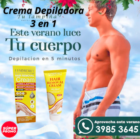 (2X1) Crema Depiladora Corporal con Aloe Vera