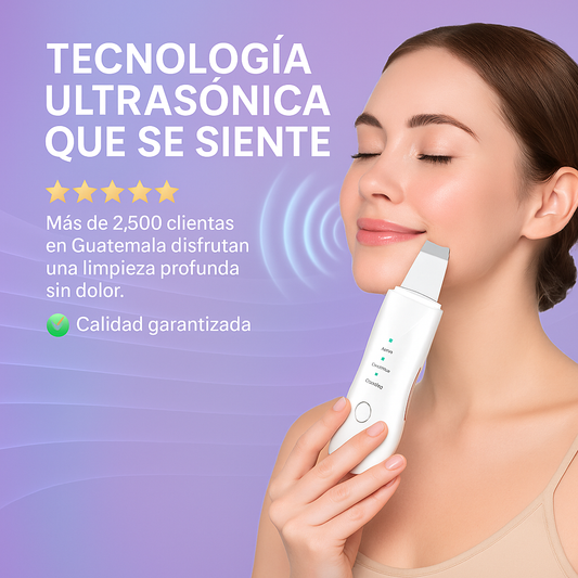 LIMPIADOR FACIAL ULTRASÓNICO 3 EN 1 – RENUEVA TU PIEL EN 7 DÍAS
