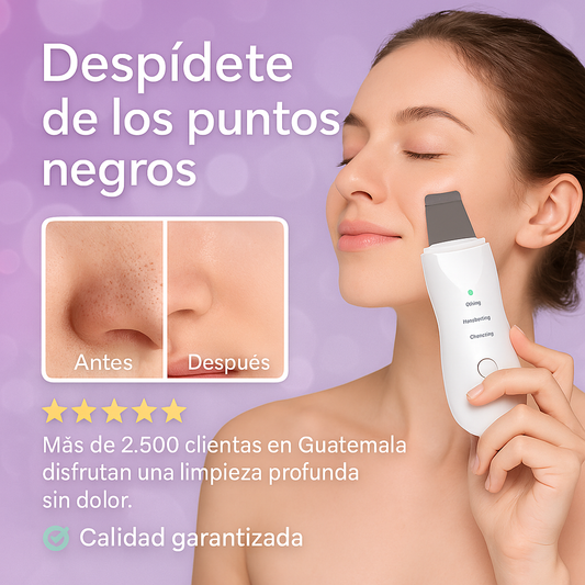 LIMPIADOR FACIAL ULTRASÓNICO 3 EN 1 – RENUEVA TU PIEL EN 7 DÍAS