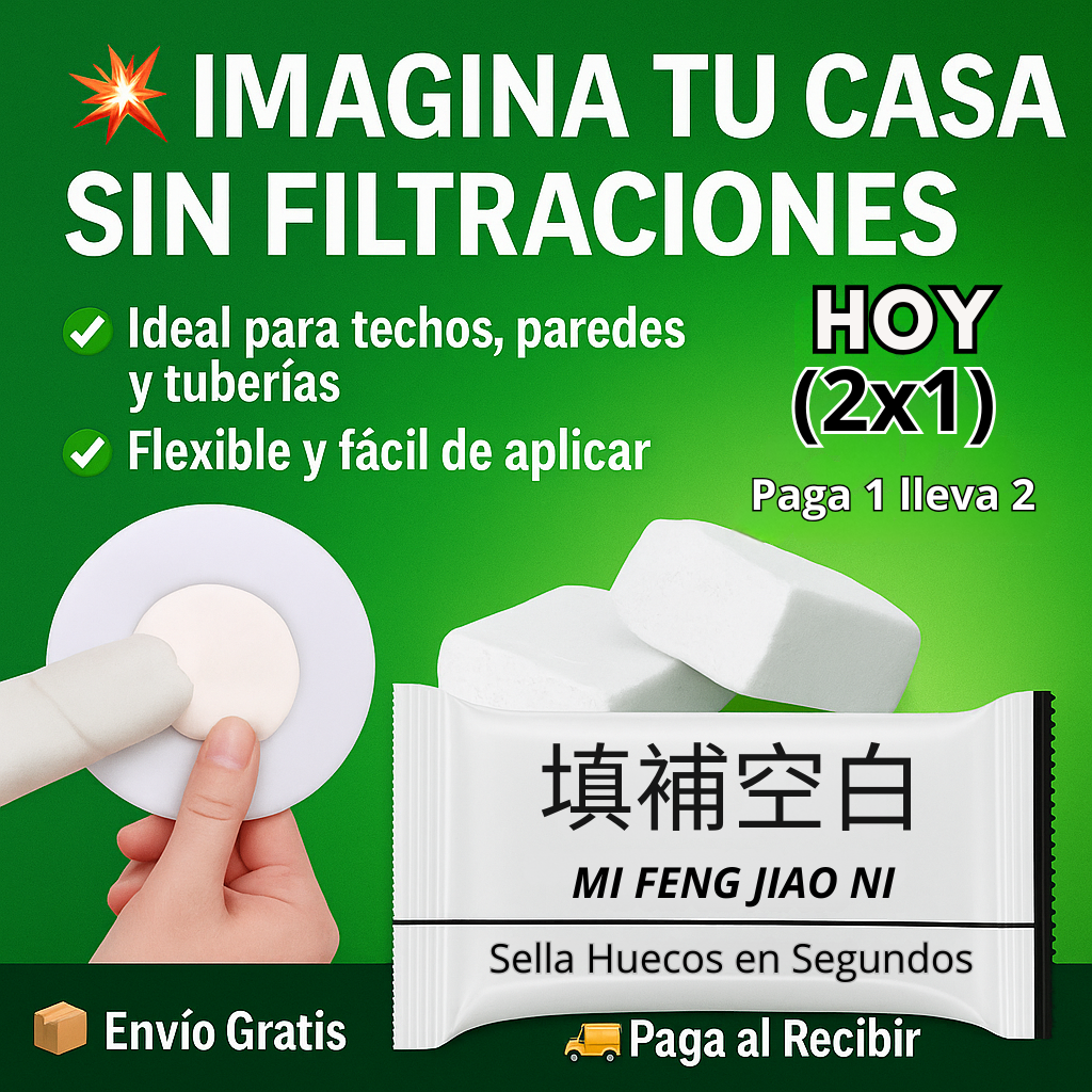 2x1 Masilla Selladora para Huecos y Aperturas