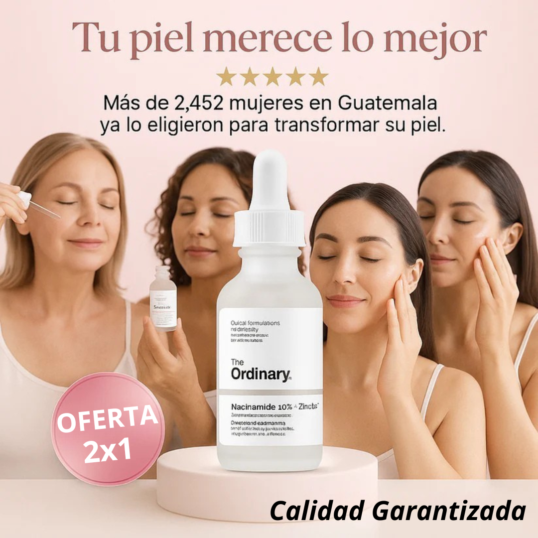 2x1 Serum Facial con Niacinamide 10% + Zinc 1%