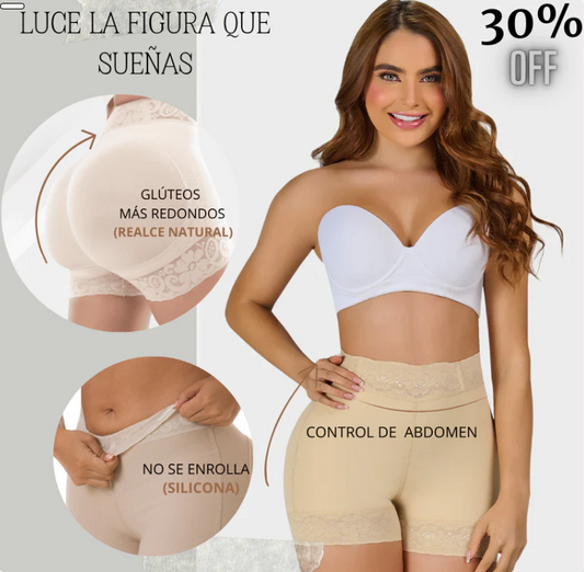 Short Mini Cachetero Reductor Levanta Cola