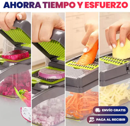 Picadora de Verduras Multifuncional 7 en 1