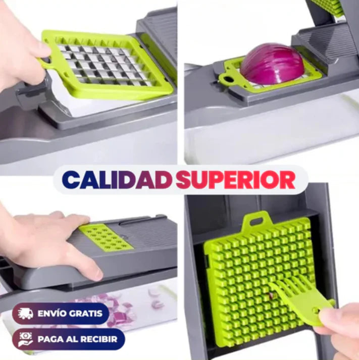 Picadora de Verduras Multifuncional 7 en 1