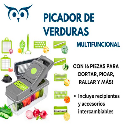 Picadora de Verduras Multifuncional 7 en 1