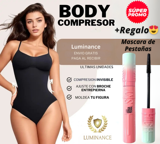 BODY COMPRESOR (Reduce Tallas) + Obsequio 😍 "Mascara para Pestañas🥰 OFERTA solo este Mes