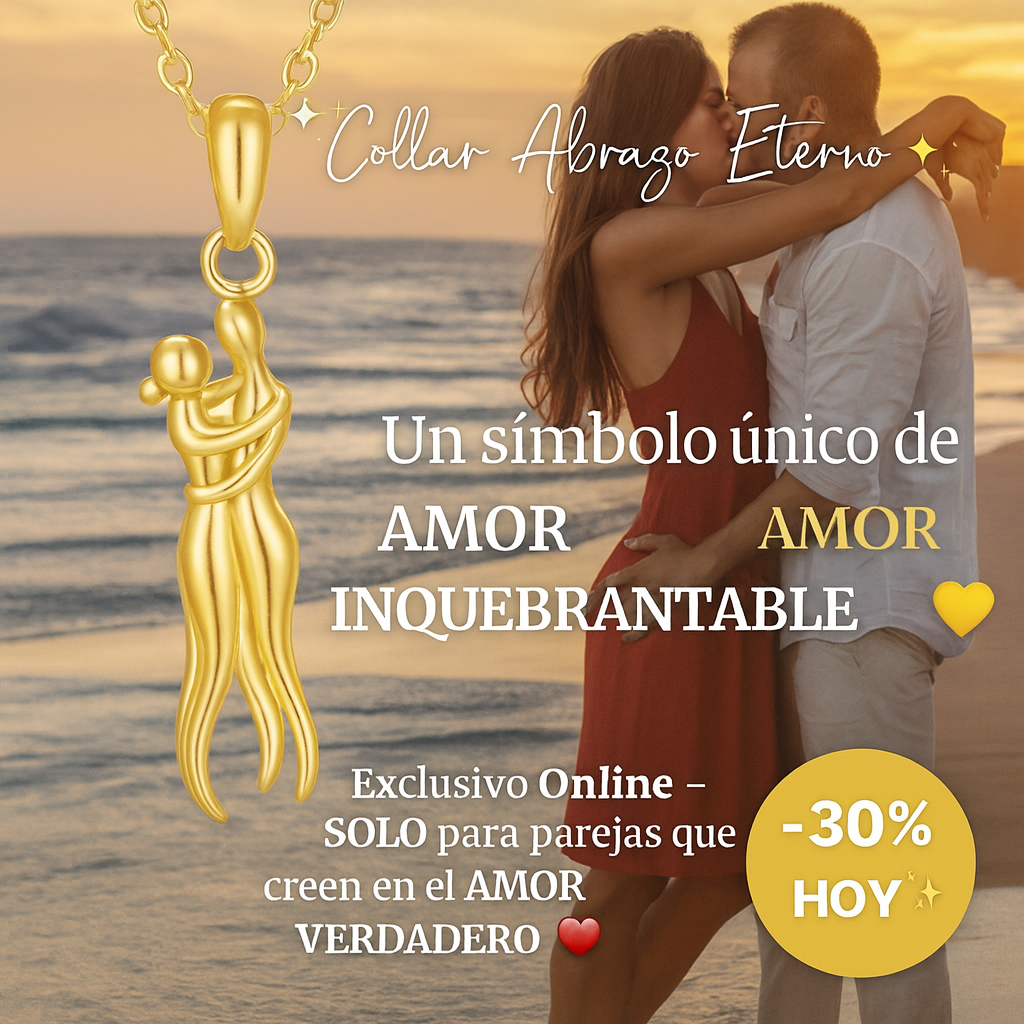 Collar Abrazo Eterno (Amor Inseparable) Acero Inoxidable