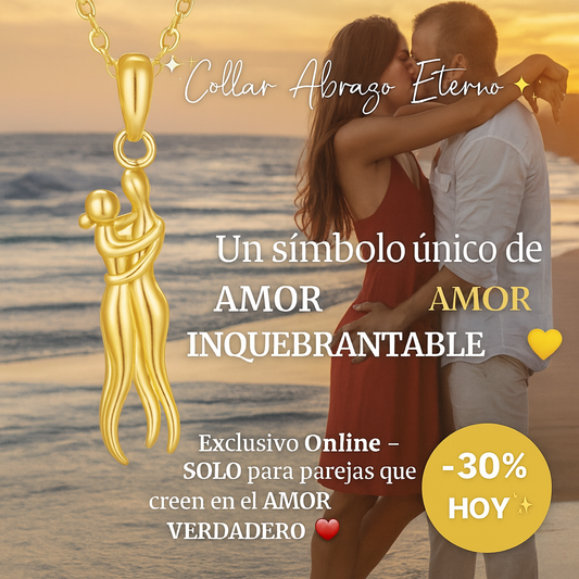 Collar Abrazo Eterno (Amor Inseparable) Acero Inoxidable