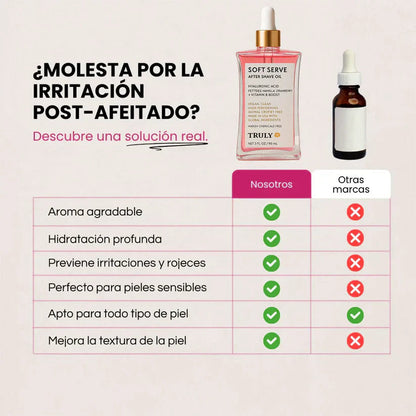 Soft Serve Truly - Aceite Íntimo para Piel Radiante y Suave