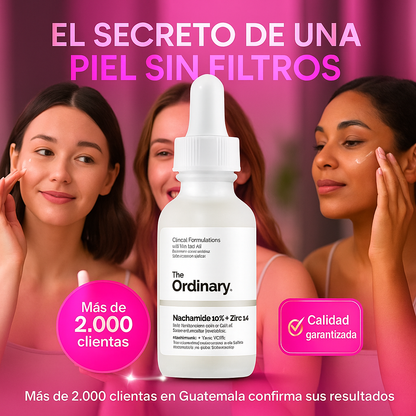 2x1 Serum Facial con Niacinamide 10% + Zinc 1%