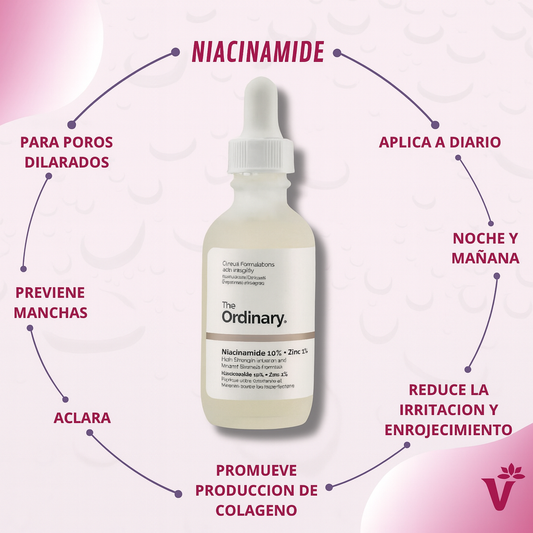 2x1 Serum Facial con Niacinamide 10% + Zinc 1%