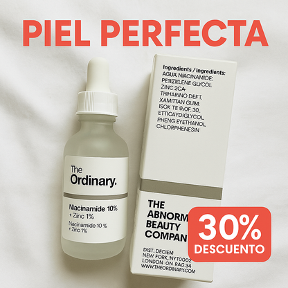 2x1 Serum Facial con Niacinamide 10% + Zinc 1%